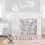 Sweet Jojo  Watercolor Floral Baby Girl Nursery Crib Bedding Set