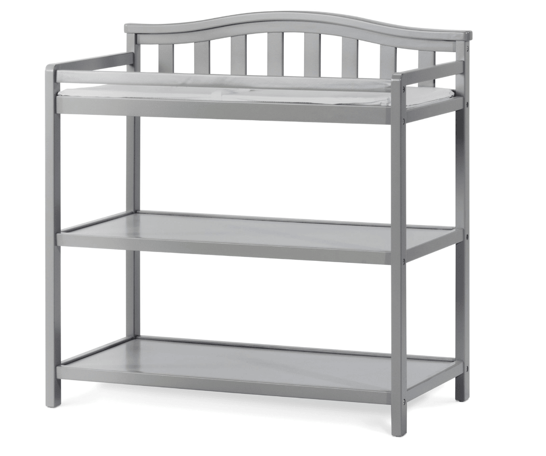 Top Changing Table in Cool Grey - The Baby's Room