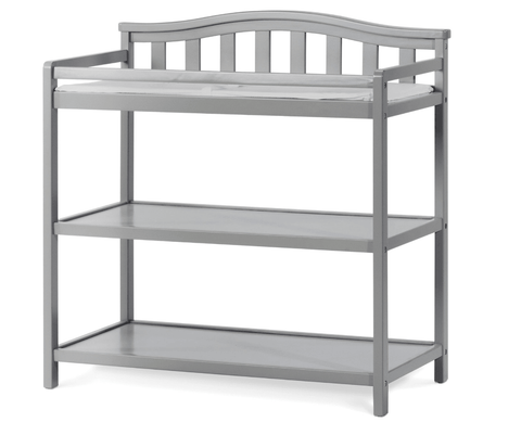 Top Changing Table in Cool Grey